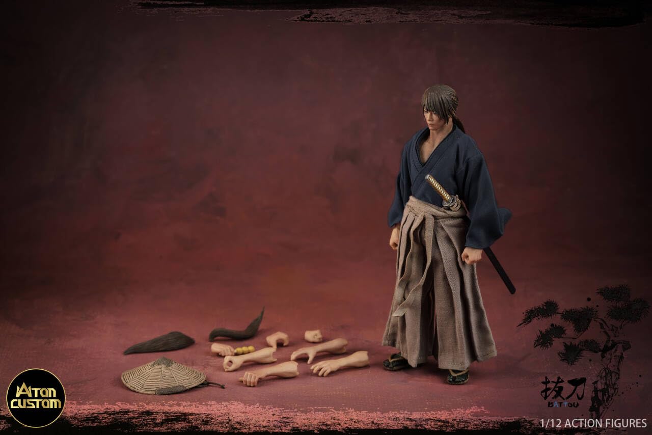 Amazon.co.jp: [Tbmodel] ATON CUSTOM 1/12 フィギュア用 剣心 素体